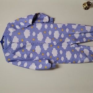 Circo Lt Blue Footed Blanketsleeper PJ with Clouds and Stars